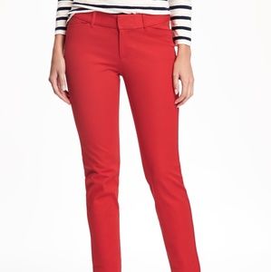 Old navy red pixie pants